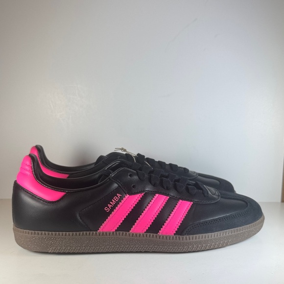 adidas Shoes - Adidas Samba OG Black Lucid Pink Gum Women’s Size 9 Sneakers